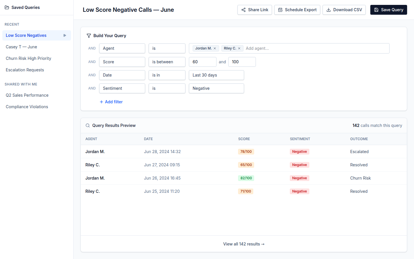 What the Custom Query Builder Looks Like